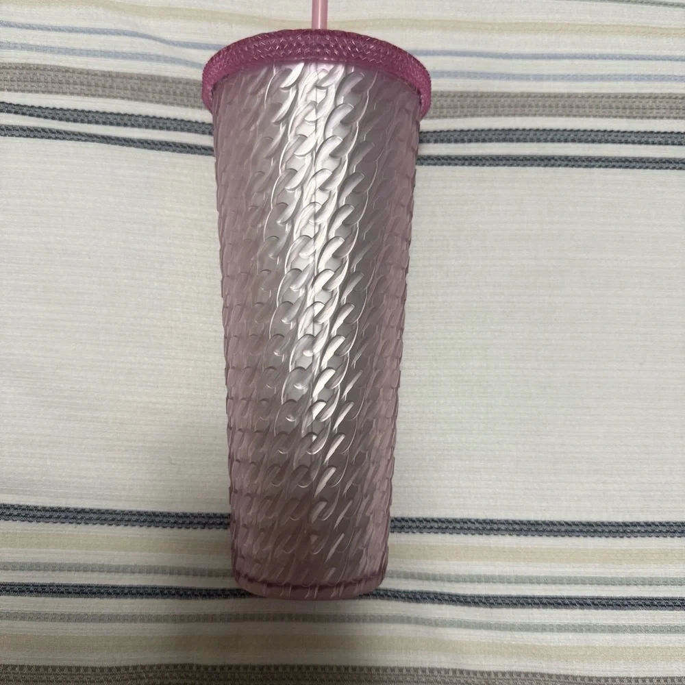 Starbucks Venti Tumbler with Straw Pink NWT - Picture 2 of 5